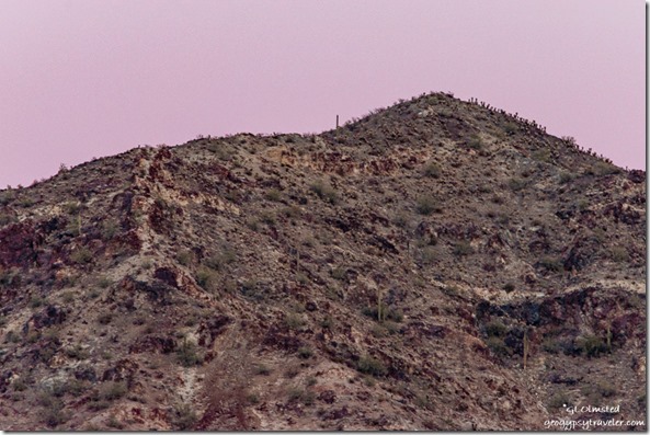 desert mountain Earth Shadow Plomosa Road BLM Bouse Arizona