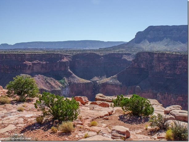 Side canyon across from Tuweep overlook Grand Canyon National Park ARizona