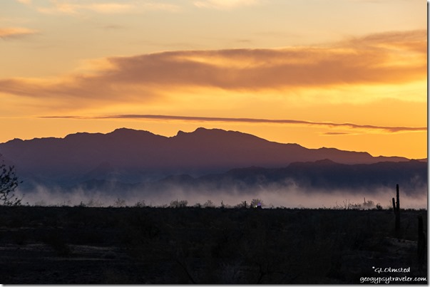 desert dust OHV mt sunset clouds Plomosa Rd BLM AZ