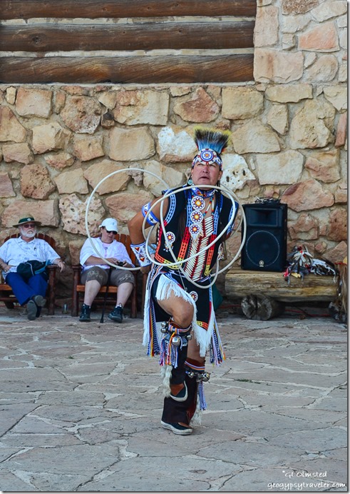 Derek hoop dancing Heritage Days North Rim Grand Canyon National Park Arizona