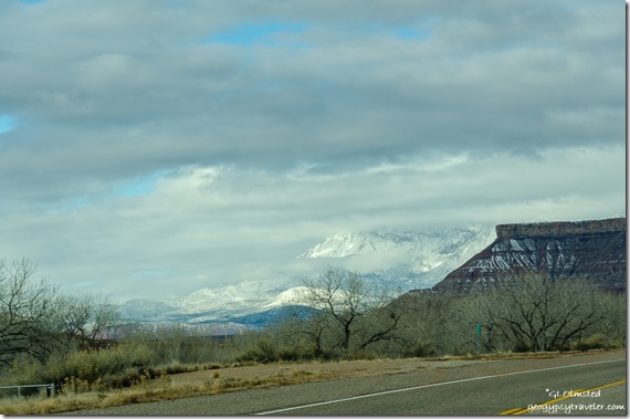 Snow Pine Valley Mts SR9 W Utah