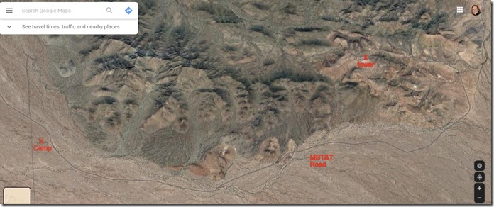 MST&T Rd Google maps Kofa National Wildlife Refuge Arizona