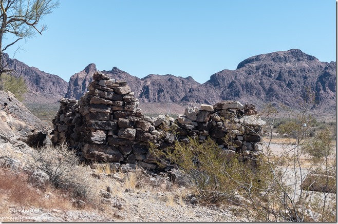 historic Stone Cabin ruin SR95 Arizona