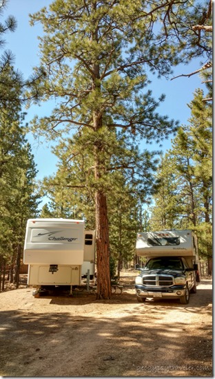 both RVs Bryce Canyon National Park Utah