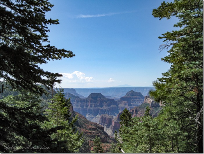 Trancept Canyon from Widforss Trail North Rim Grand Canyon National Park Arizona