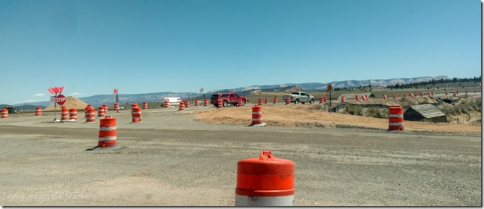 construction jct SR63 & 12 Bryce Canyon City Utah