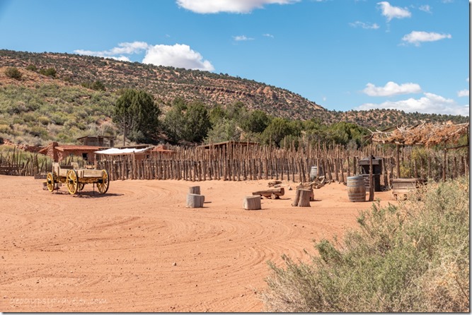 compound fence Pipe Spring National Monument Kaibab Paiute Rezervation Arizona