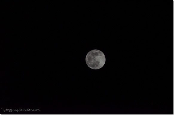 Full moon Yarnell Arizona