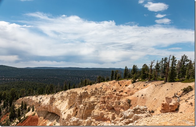 view West from Yovimpa Point Bryce Canyon National Park Utah