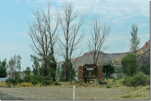 sign SR89 Kanab Utah