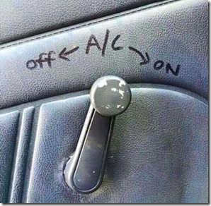 window crank for off AC on from FB