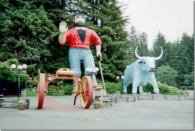 Trees of Mystery California Paul Bunyon and Babe the Blue Ox