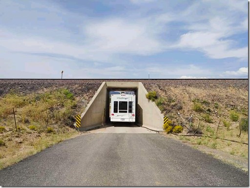 5th-wheel RR underpass Ferguson Valley Road Skull Valley Arizona by Joann