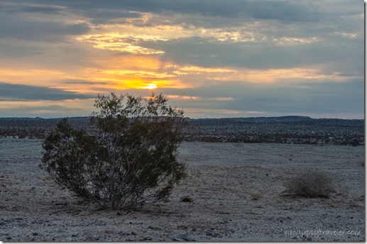 Sunrise Anza-Borrego Desert State Park California