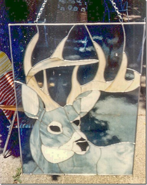 stained glass White Tail Deer East Wenatchee Washington