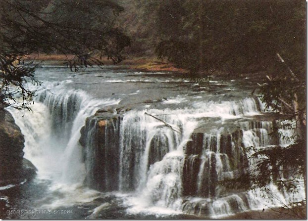Lewis River Lower Falls Gifford Pinchot National Forest Washington