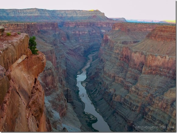 Colorado River up stream from Tuweep Grand Canyon National Park Arizona