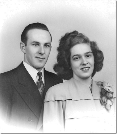 Ray & June Olmsted married 1-3-1947
