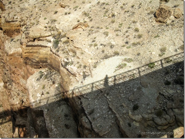 Gaelyn & old Navajo Bridge shadows Arizona