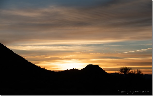 Date Crk Mts sunrise clouds Cemetery Rd Congress Arizona