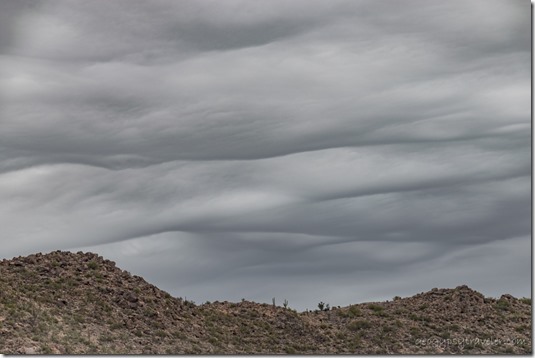 Date Crk Mts wavy clouds undulatus apseratus Cemetery Rd Congress Arizona