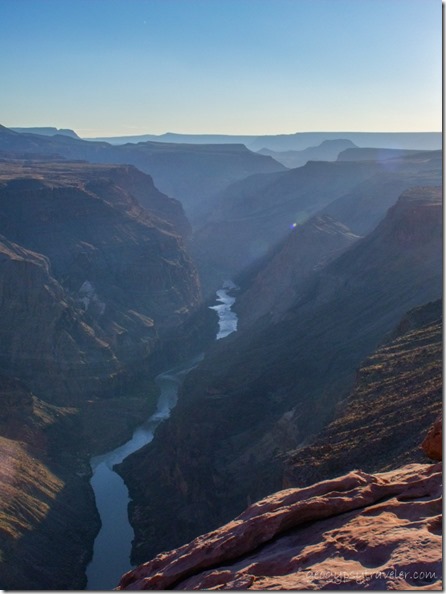 Colorado River down stream from Tuweep Grand Canyon National Park Arizona