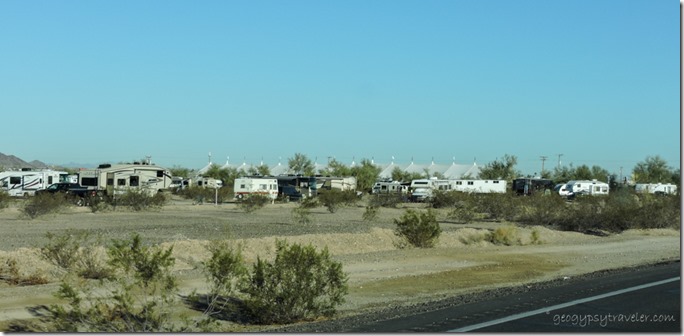 RVs Big Tent SR95 Quartzsite Arizona