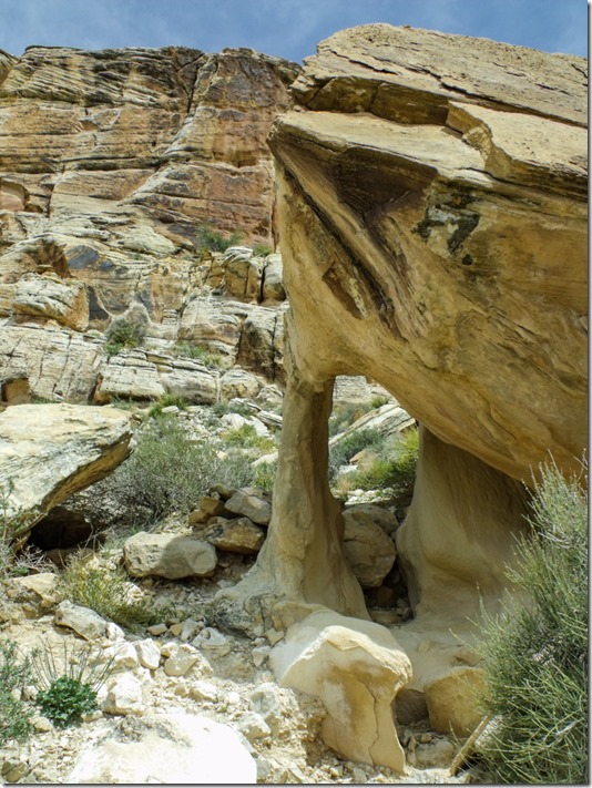 Natural arch Haulapai Canyon Havasu Canyon trail Havasupai Indian Reservation Arizona