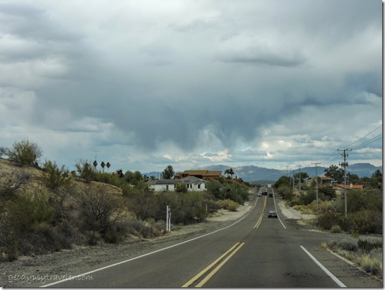 storm clouds Vulture Mine Rd Wickenburg Arizona