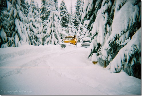 DOT plowing me out at Oregon Caves National Monument Oregon Jan 2004