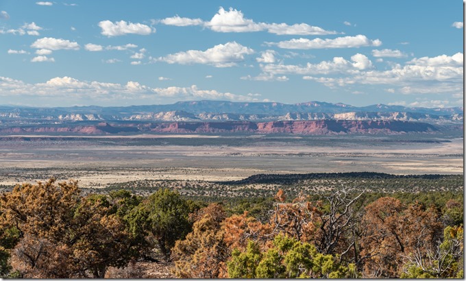 view N across Grand Staircase from LeFevre overlook SR89A Arizona