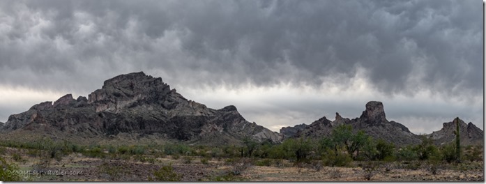 desert mts stormy clouds Saddle Mt BLM Tonopah AZ