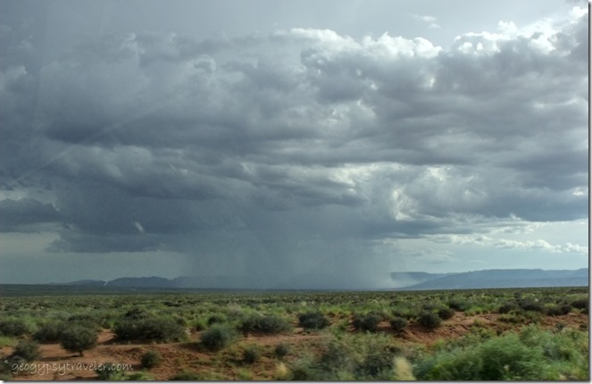 Storm over House Rock Valley from Hwy 89A West Arizona