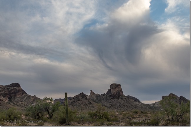 desert clouds Saddle Mt BLM Tonopah Arizona