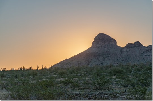 mt sunrise Saddle Mt BLM Tonopah Arizona