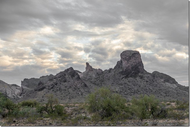desert mts sunset clouds Saddle Mt BLM Tonopah Arizona