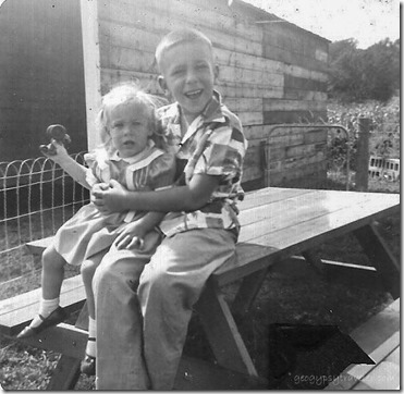 Gail & Hal Olmsted Sept 1956 Spring Rd Hinsdale Illinois