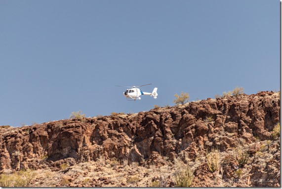 helicopter above Black Mt Bates Well Rd Ajo AZ