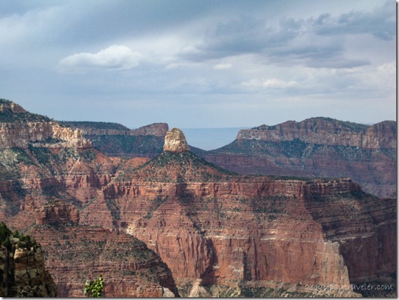 View NE from Vista Encantada overlook Walhalla Plateau North Rim Grand Canyon National Park Arizona