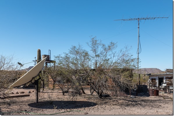 over the years communications ranch-mine bldgs desert Black Mt BLM Bates Well Rd Ajo AZ