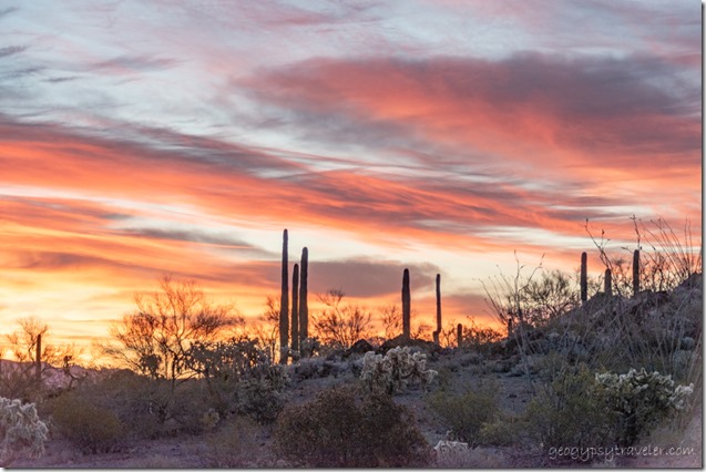 desert sunrise clouds BLM8115A Why AZ