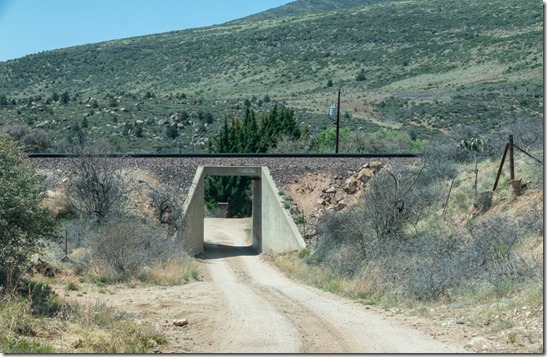 RR underpass Van Dickson Rd Skull Valley AZ