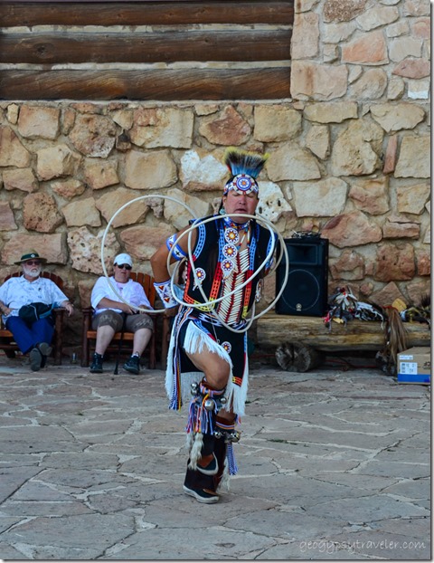 Derek hoop dancing Heritage Days North Rim Grand Canyon National Park Arizona