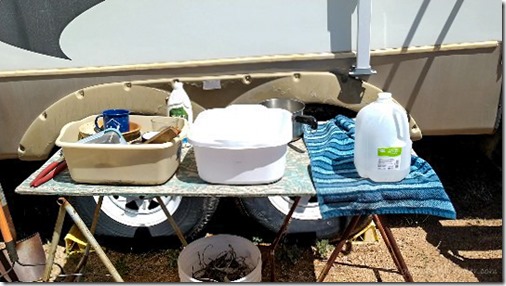 outdoor dishwashing