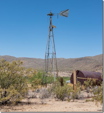 broken windmill abandoned ranch Santa Maria R Rd AZ