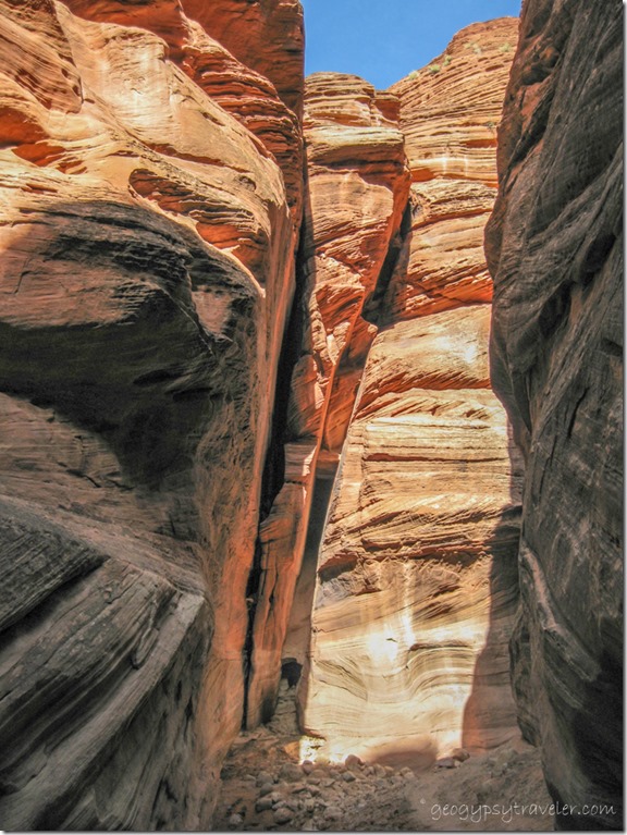 Buckskin Gulch slot canyon trail Vermilon Cliffs National Monument Utah