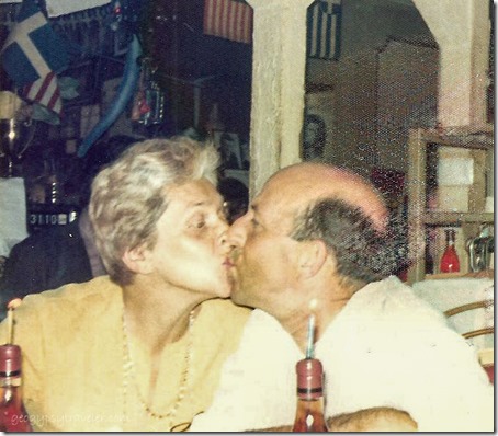 June & Ray Olmsted's birthdays at Diannas Chicago IL 06-1974