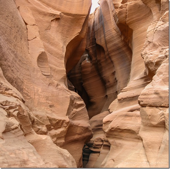 Upper opening Antelope Slot Canyon Page Arizona