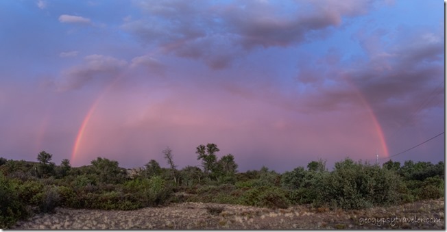 double rainbow Skull Valley AZ