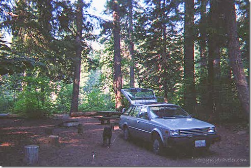 Camping Rogue River NF OR July 2002